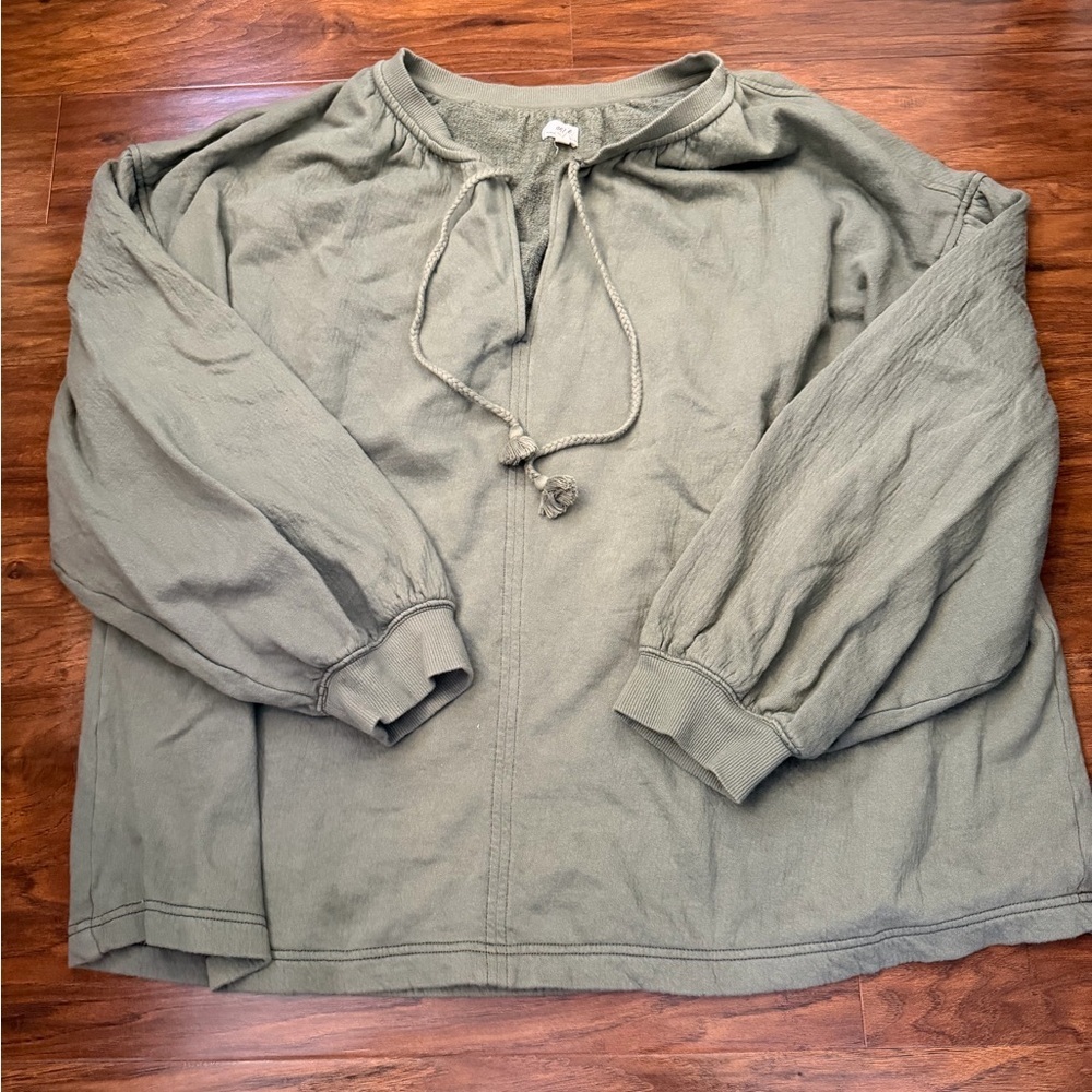 Aerie Easy Street Popover Oversized Top Size XL